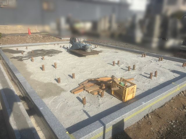 桑名市佛眼院　永代供養墓工事　㉗外柵設置